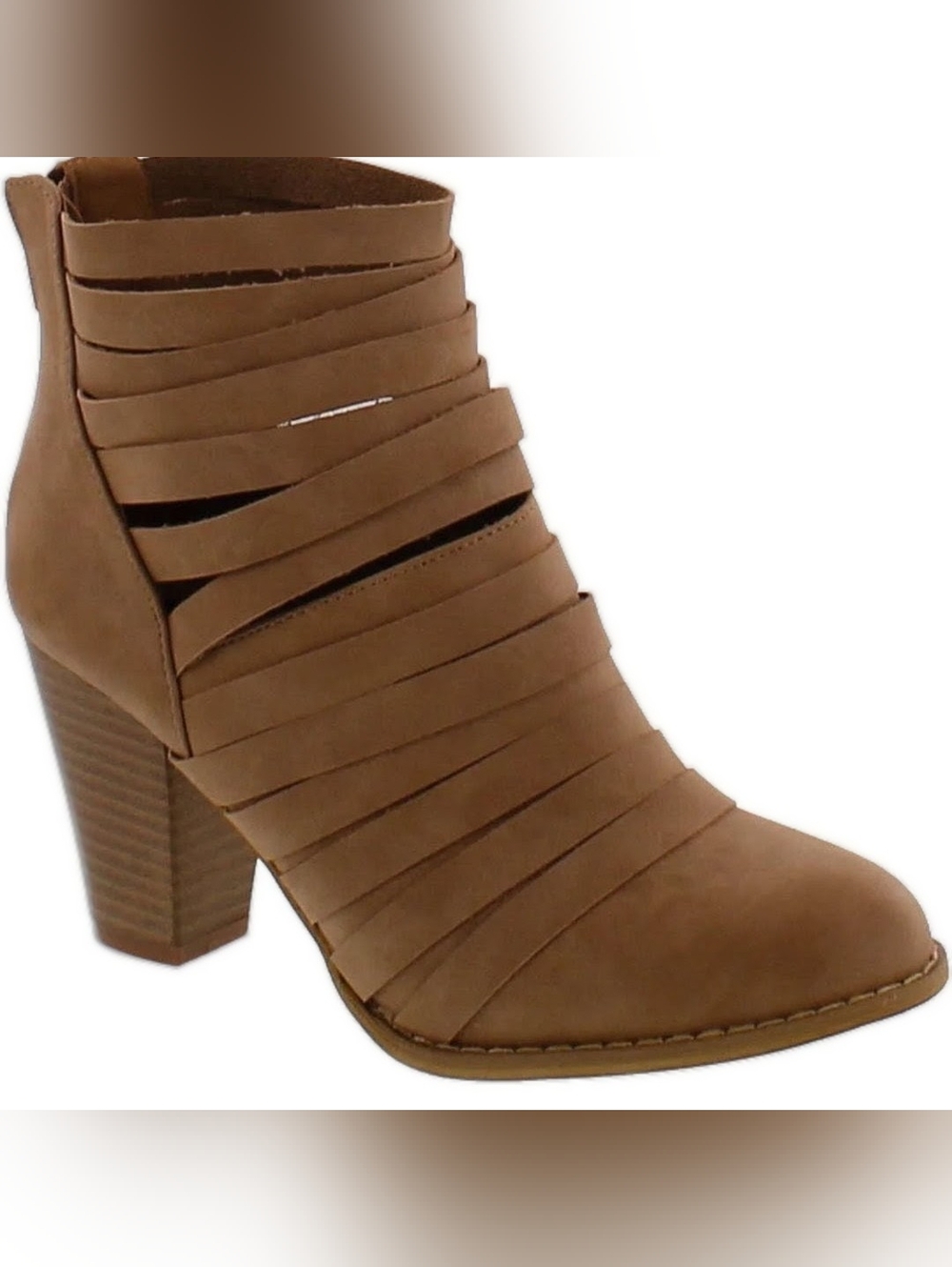 MI IM Strappy Chunky Ankle Booties 7 1/2